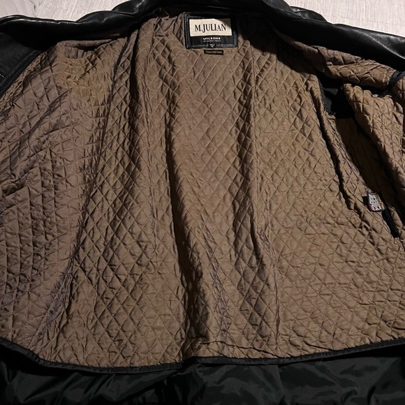 Wilsons Leather Black Trench Coat - Picture 4 of 14